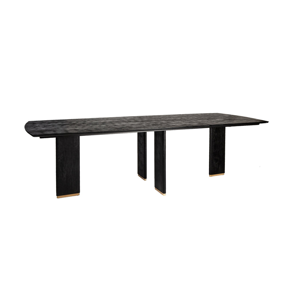 Eettafel Liber Zwart Mangohout 240cm