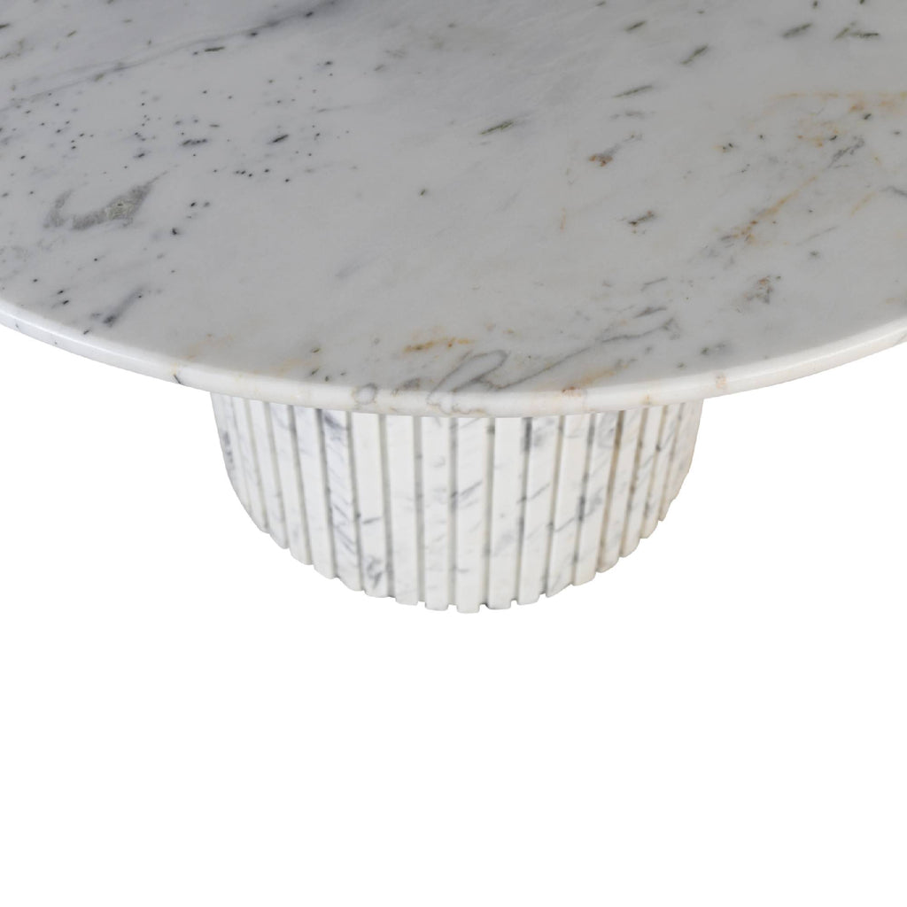 Eettafel Wit Marmer Rond