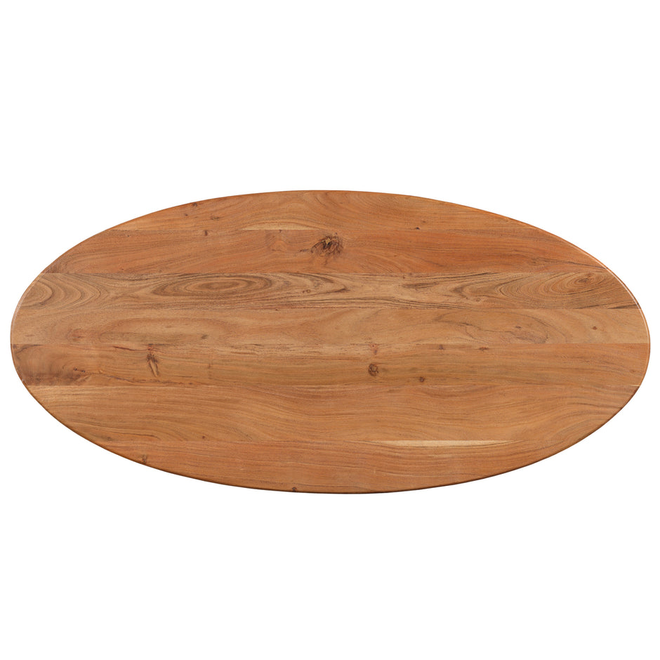 Salontafel Nemo Natural Acaiahout Ovaal 150cm
