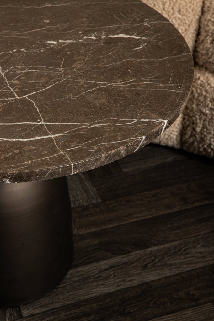 Bijzettafel Patras Brown Marble