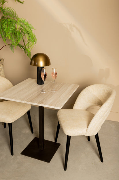 Bisytrotafel Plaza Vierkant Wit