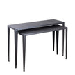 Bijzettafel Rivva Black Set Van Twee