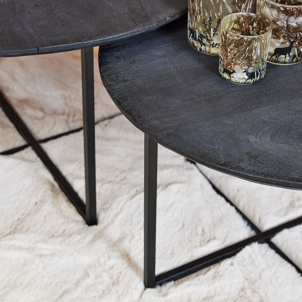 Salontafel Arlington | Set van 2 Zwart
