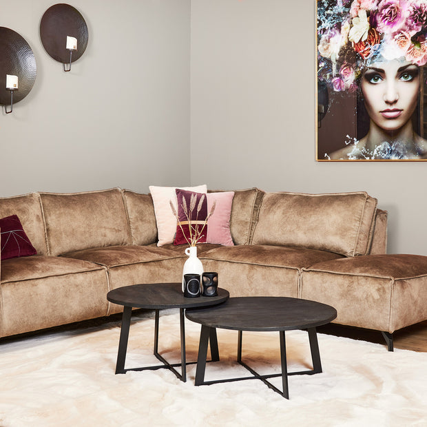 Salontafel Austin set van 2 | Zwart