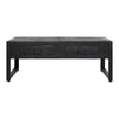 Salontafel Boaz Zwart met 2 lades | 120 cm