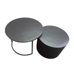 Salontafel Luna | Zwart | Set van 2