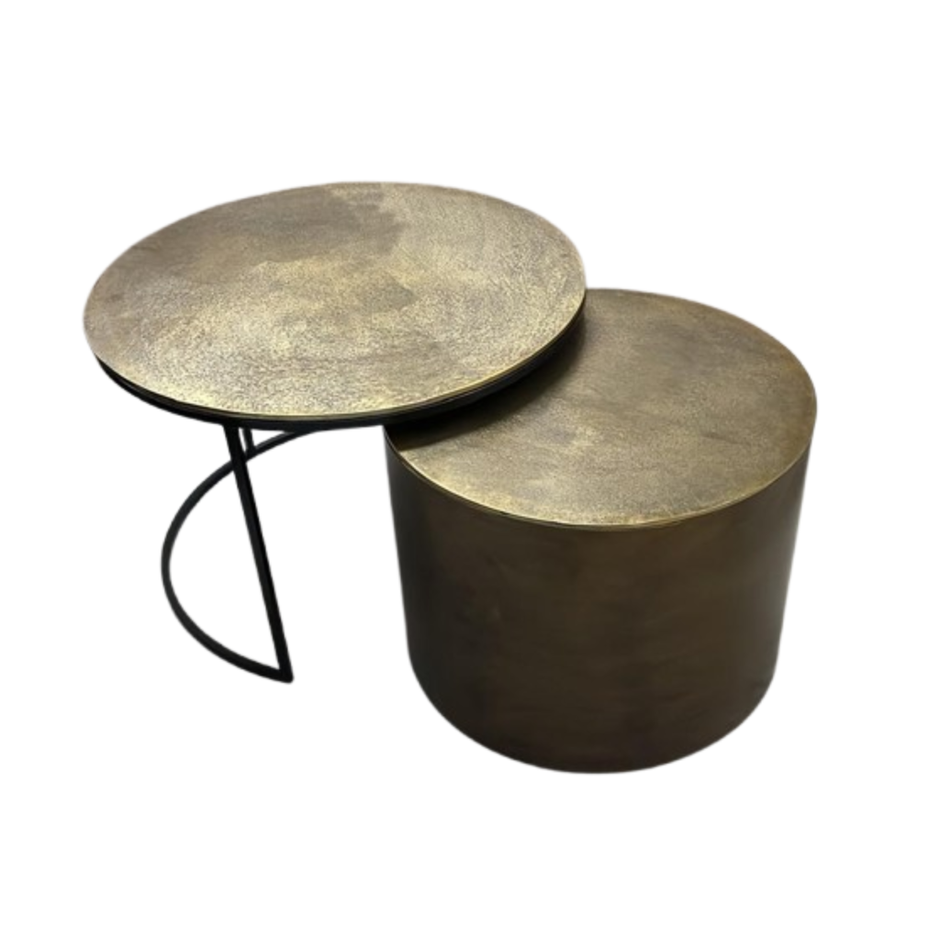 Salontafel Luna | Goud | Set van 2