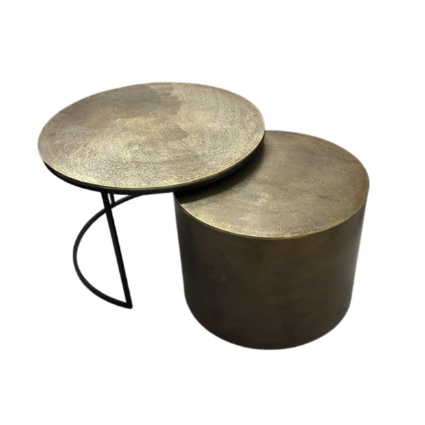Salontafel Luna | Goud | Set van 2