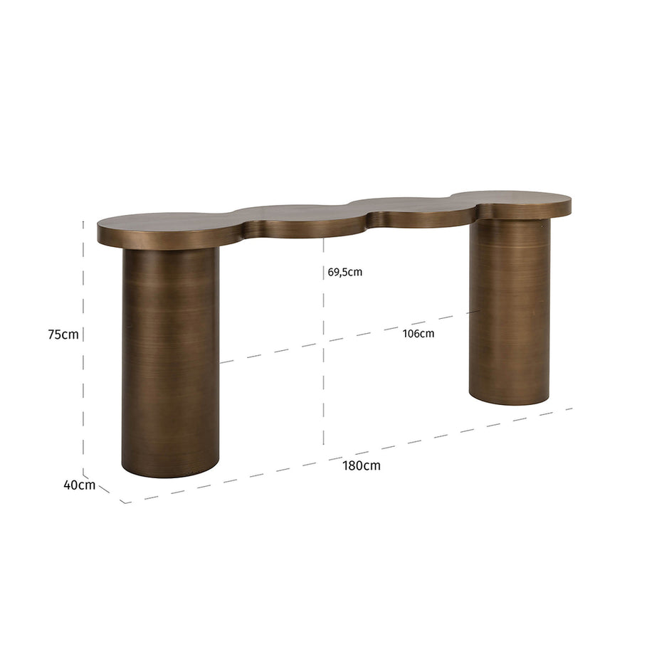Wandtafel Bubba (Brushed Gold)