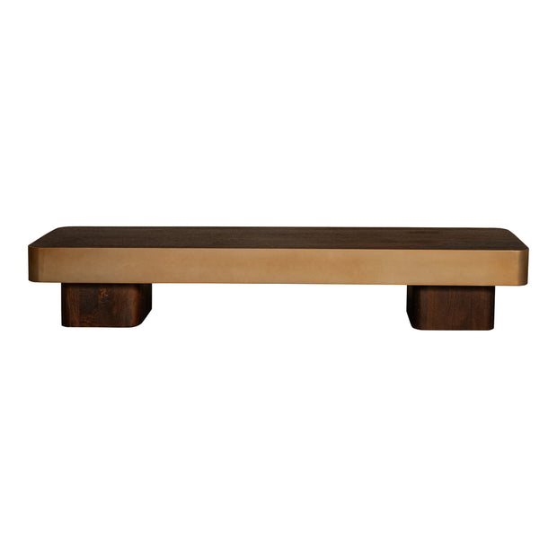 Salontafel Warren 180x45x31 Brown/ Gold
