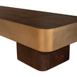 Salontafel Warren 180x45x31 Brown/ Gold