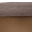 Salontafel Warren  90x90x31b Brown/ Gold