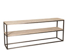 Side table Zoah Black Travertine