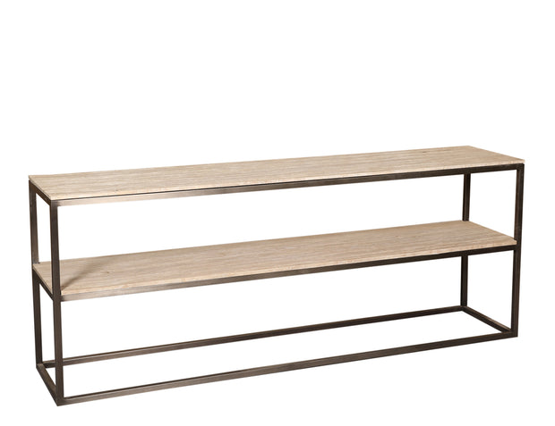 Side table Zoah Black Travertine